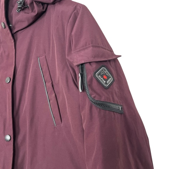 Alpine North Vegan Down Long Parka Jacket - Picture 5 of 14